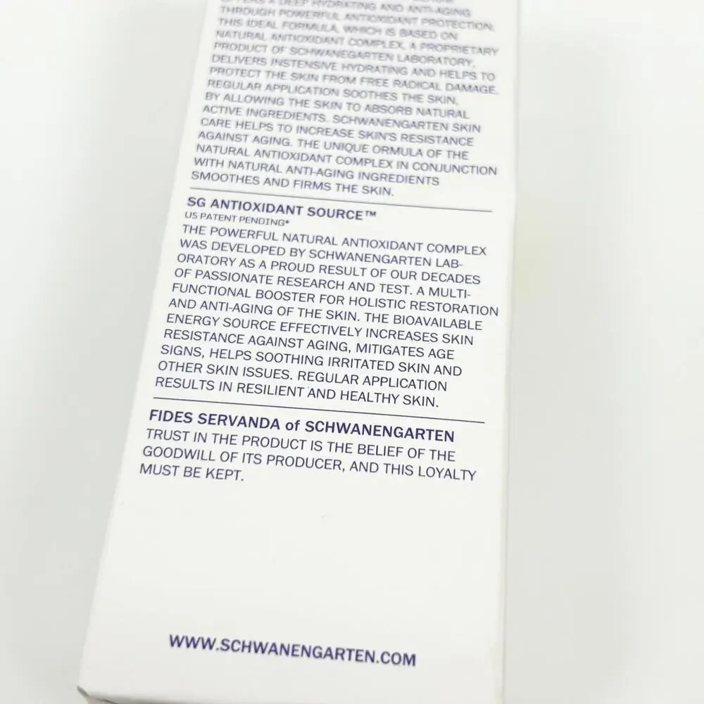 Schwanen Garten Antioxidant Serum 1.35 fl oz Hydrating Anti-Aging Facial 9/26
